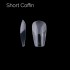 Soft Gel Tips 28 - Short Coffin 120pcs 